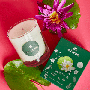 Arbonne - Waterlily Wood Candle