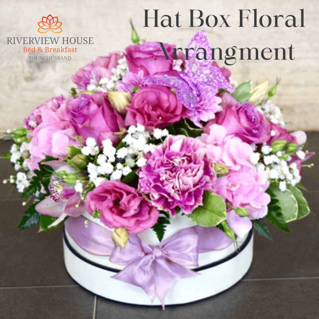 Riverview House Younghusband Hat Box Floral Arrangement